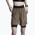 Pantaloni scurți de alergare X-Bionic Corefusion Run Perform dark sand 4