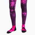 Pantaloni termoactivi X-Bionic Energy Accumulator Wild tiedye x black/fluo pink 5