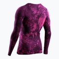 Bluză termoactivă X-Bionic Energy Accumulator Wild LS tiedye x black/fluo pink 2