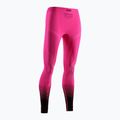 Pantaloni termoactivi pentru femei X-Bionic Invent Graphics fluo pink/x white 8