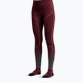 Pantaloni termoactivi pentru femei X-Bionic Invent Graphics oxide red/x black 3