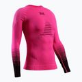 Bluză termoactivă pentru femei X-Bionic Invent Graphics LS fluo pink/x white 11