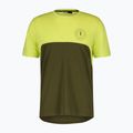Tricou de ciclism pentru bărbați  SCOTT Trail Flow DRI btter yellow/fir green