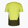 Tricou de ciclism pentru bărbați  SCOTT Trail Flow DRI btter yellow/fir green 2
