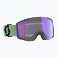 Ochelari de schi SCOTT Shield LS soft green/black/light sensitive blue chrome