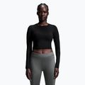 Top de alergare pentru femei On Running Movement Long-T Crop black