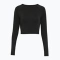 Top de alergare pentru femei On Movement Long-T Crop black 7