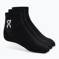 Șosete On Running Logo Sock Mid 3 pary black