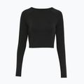 Bluză de antrenament cu mânecă lungă pentru femei On Studio Long-T Crop black 7