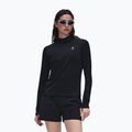 Bluză pentru femei de alergare On Core 1/4 Zip black