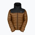 Geacă izolată pentru bărbați SCOTT Insuloft Warm black/bread brown