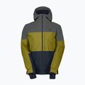 Geacă de schi pentru bărbați SCOTT Ultimate Dryo 10 shadow grey/meadow green