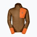 Bluză pentru bărbați SCOTT Defined Light Hoody bread brown/flash orange