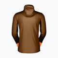 Bluză pentru bărbați SCOTT Defined Light Hoody bread brown/flash orange 2