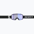 Ochelari de schi SCOTT Shield mineral black/white/amp iluminator blue chrome 2