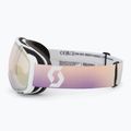 Ochelari de schi SCOTT Faze II LS white/soft pink/light sensitive bronze chrome 4