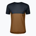 Tricou de alergare pentru bărbați SCOTT Endurance Tech dark blue/bread brown