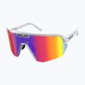 Ochelari de soare SCOTT Sport Shield translucent/teal chrome