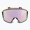 Ochelari de schi SCOTT React black/neon yellow/amp lavender chrome 3