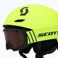 Cască de schi pentru copii SCOTT Keeper 2 + ochelari Witty neon yellow 8