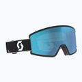 Ochelari de schi SCOTT Ambit Compact black/white/amp aurora green chrome 5