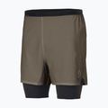 Pantaloni scurți de alergare pentru bărbați SCOTT Hybrid Endurance Tech wood grey/black