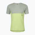 Tricou de alergare pentru bărbați SCOTT Endurance Tech spray grey/acid yellow