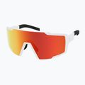 Ochelari de soare SCOTT Shield white matt/amp red chrome