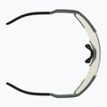 Ochelari de soare SCOTT Shield khaki green/amp white chrome 4