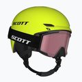 Cască de schi pentru copii SCOTT Track + Gogle Factor Pro Combo neon yellow/black
