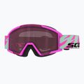 Ochelari de schi pentru copii SCOTT Shield neon pink/mint green/rose