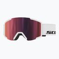 Ochelari de schi SCOTT Shield white/amp red chrome