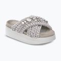 Șlapi pentru femei INUIKII Woven Stones Platform stone grey