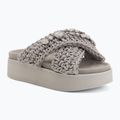Șlapi pentru femei INUIKII Woven Stones Platform stone grey