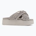 Șlapi pentru femei INUIKII Woven Stones Platform stone grey 2