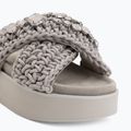 Șlapi pentru femei INUIKII Woven Stones Platform stone grey 7