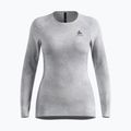 Bluză termică damă ODLO Active Warm X Pow Bl Top Crew Neck odlo silver grey