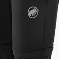 Pantaloni de trekking pentru femei MAMMUT Runbold Zip Off negru 7