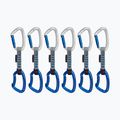 Mammut Crag Crag Keylock Indicator de cățărare set expres de 6 bucăți argint ultramarin