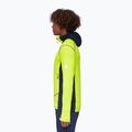 Hanorac cu glugă pentru bărbați MAMMUT Taiss Light ML cu glugă din fleece verde/verde 3