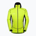 Hanorac cu glugă pentru bărbați MAMMUT Taiss Light ML cu glugă din fleece verde/verde 8