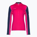 Pulover de trekking pentru femei MMMUT Aenergy ML Half Zip Pull roz și albastru marin