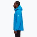 Geacă de ploaie pentru bărbați Mammut Taiss HS Hooded glacier blue 3