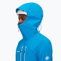 Geacă de ploaie pentru bărbați Mammut Taiss HS Hooded glacier blue 4