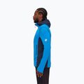 Bluză de trekking pentru bărbați Mammut Taiss Light ML Hooded azurit marine 3