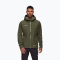 Jachetă de ploaie pentru bărbați Mammut Crater IV HS Hooded dark marsh