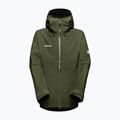 Jachetă de ploaie pentru bărbați Mammut Crater IV HS Hooded dark marsh