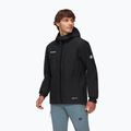 Geacă de ploaie pentru bărbați Mammut Treeline HS Hooded black 3