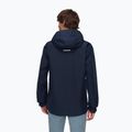 Geacă de ploaie pentru bărbați Mammut Crater Light HS Hooded marine 2