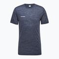 Tricou de  trekking pentru bărbați Mammut Tree Wool FL marine melange 4